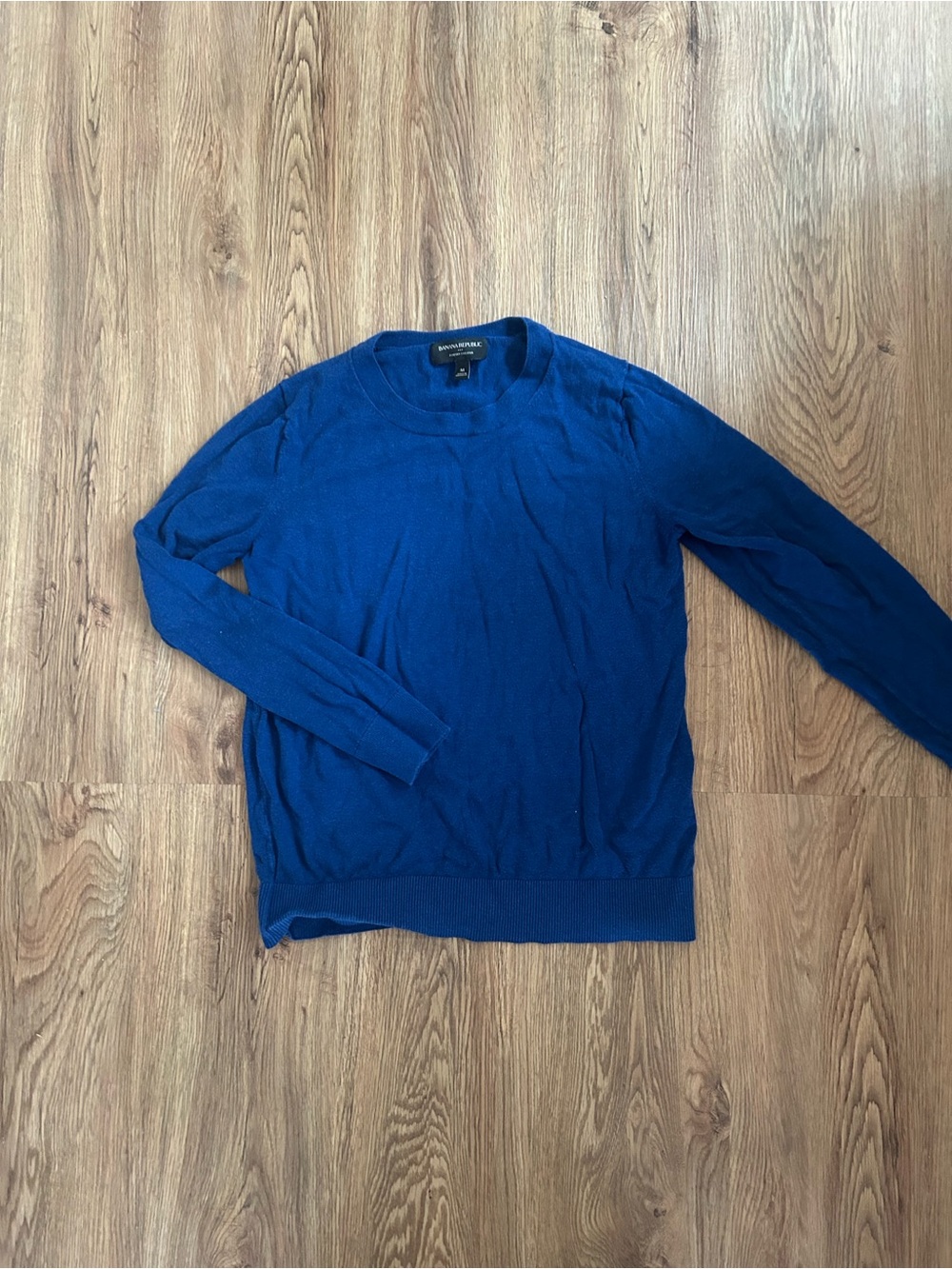 Klein Blue Crewneck Sweater| Banana Republic